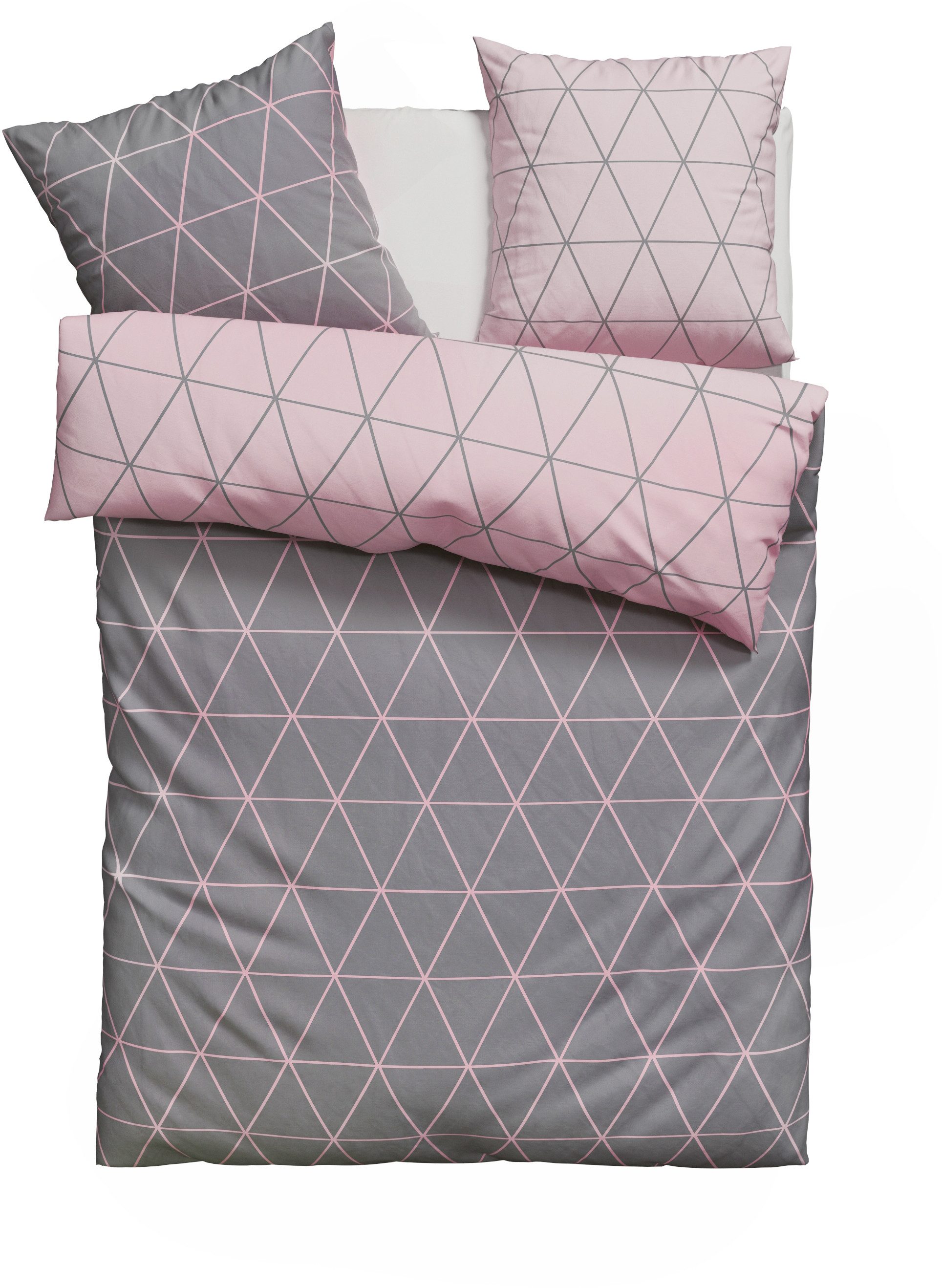 OTTO home Bettwäsche Balsby, Renforcé, 2 teilig, in Gr. 135x200 oder 155x220 cm, 100% Baumwolle