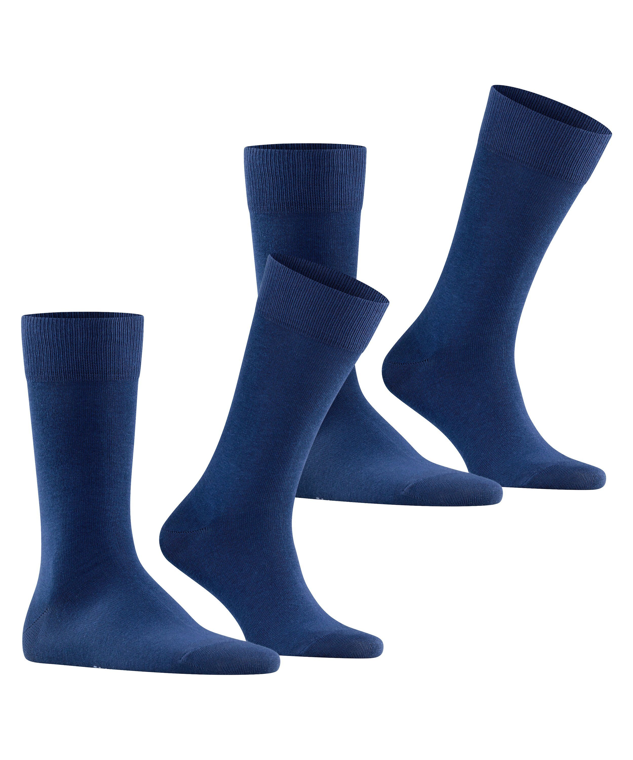 (2-Paar) FALKE Happy blue Socken royal 2-Pack (6000)
