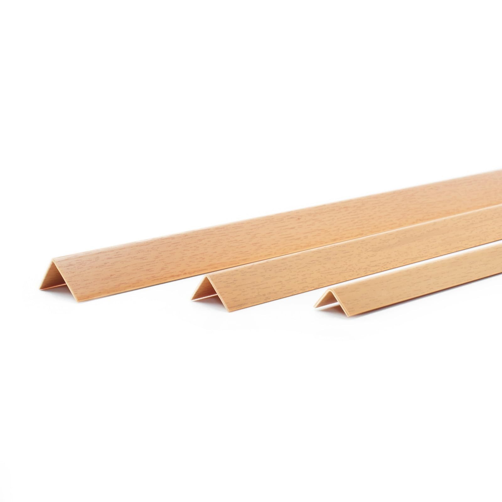 DQ-PP Winkelprofil DQ-PP WINKELPROFIL, 50m (50x1m), 10x10mm-40x40mm, PVC, Eckprofil, L Profil, Kunststoff Winkelleiste,Außenecke Kantenschutz Wand