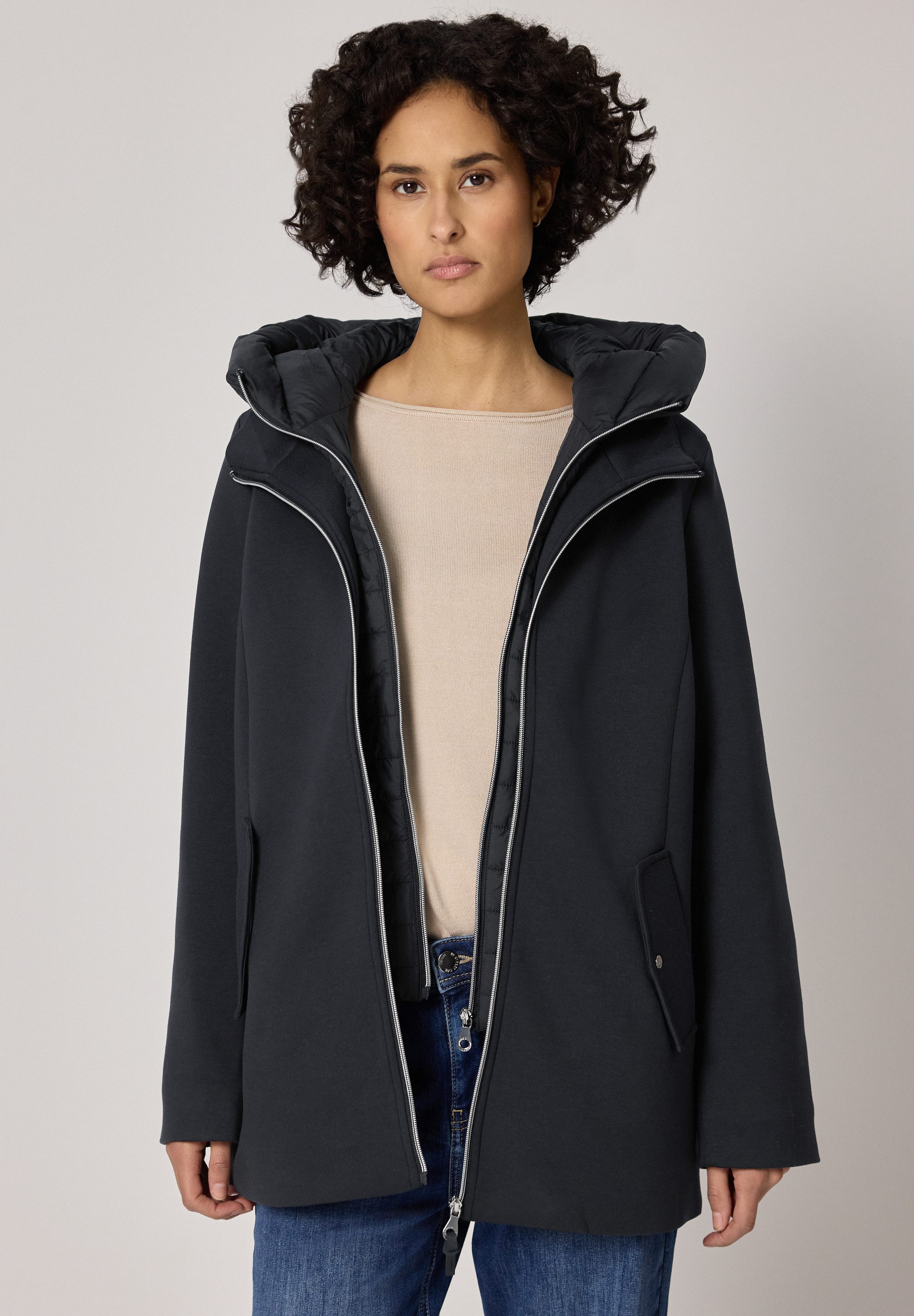 STREET ONE Steppjacke mit Kapuze günstig online kaufen