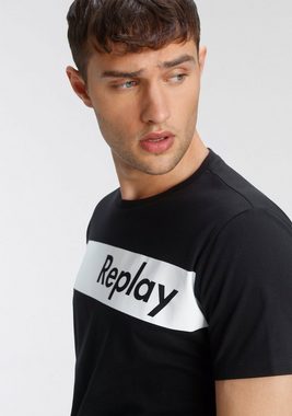 Replay T-Shirt mit Logoprint