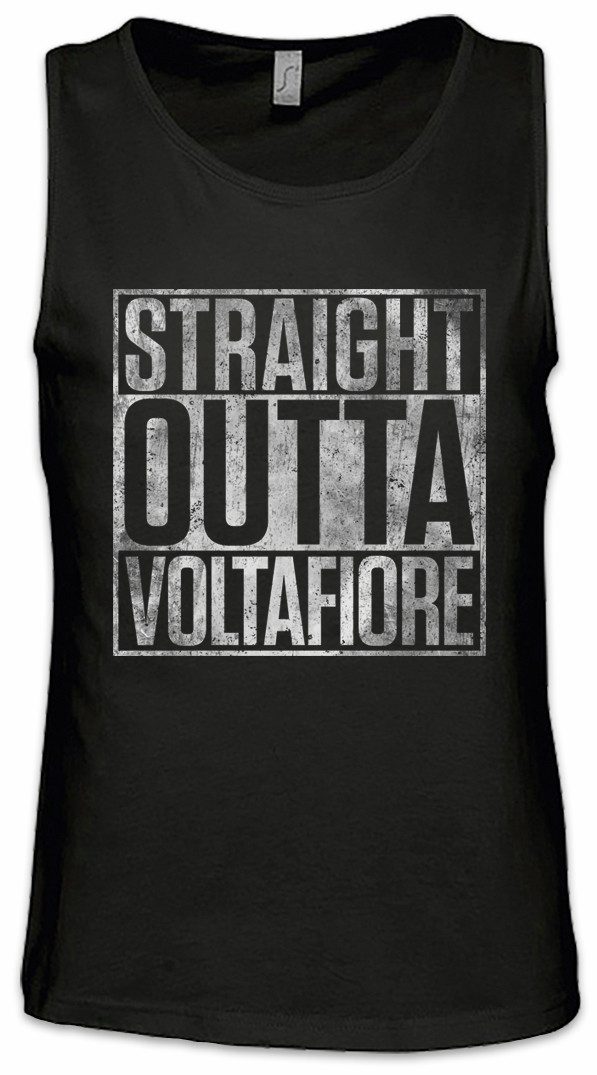 Urban Backwoods Tanktop Straight Outta Voltafiore Ärmelloses T-Shirt Mc Hale's Fun TV Quinton McHale Wallace B. Binghampton