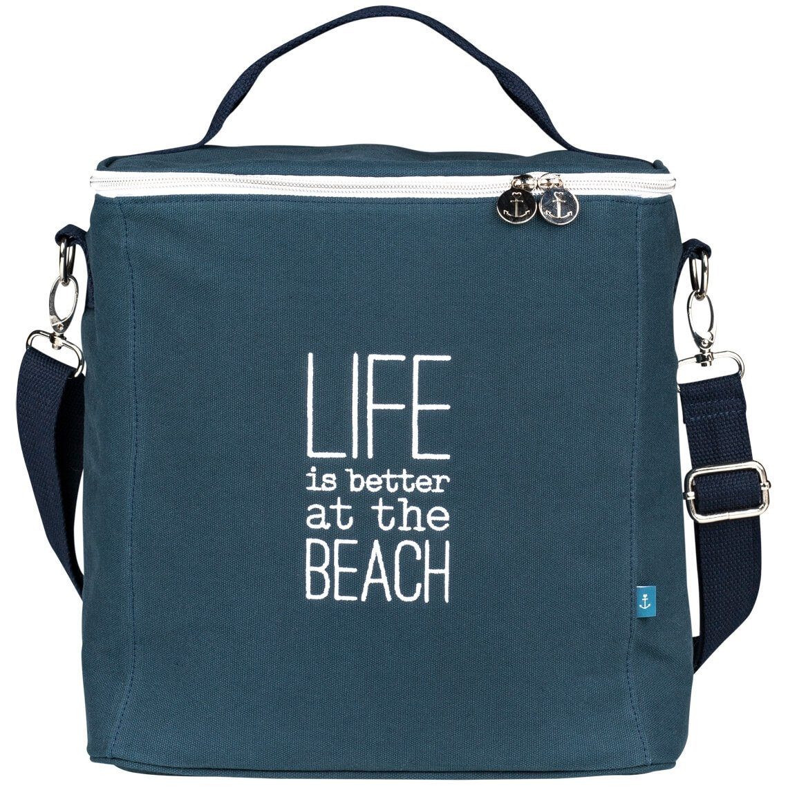 Räder Design Kühlmodul Meer als Worte. Kühltasche "Life is better..."