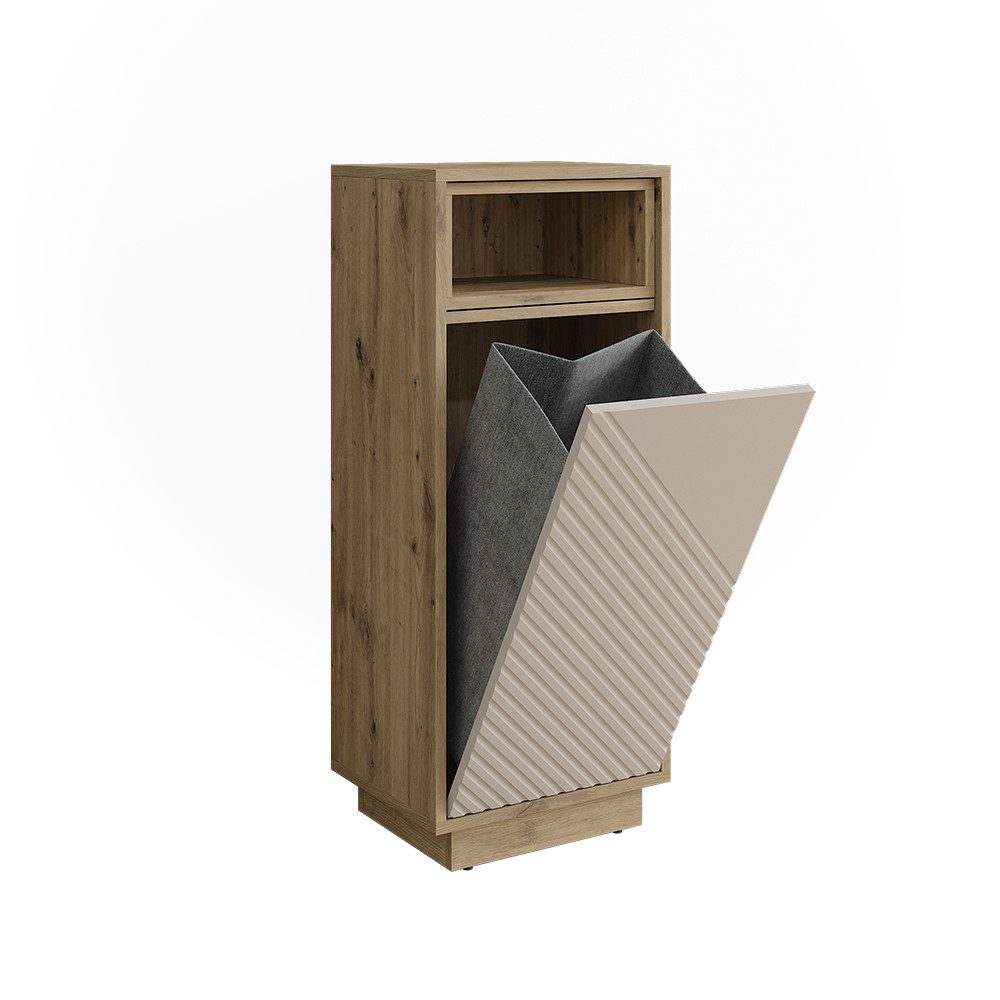 Vicco Wäscheschrank Beatrice, Cashmere/Artisan-Eiche, 38 x 93 cm (1-St)