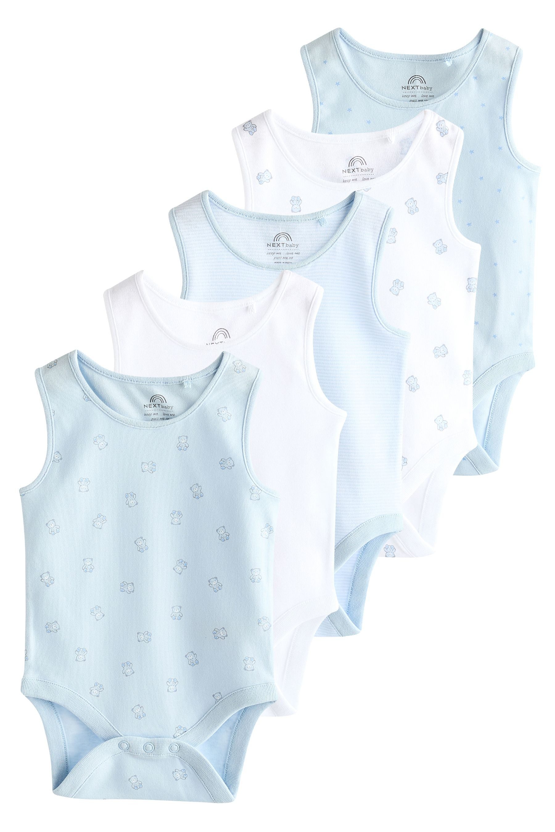 Next Body 5er-Pack Baby Trägertops (5-tlg)