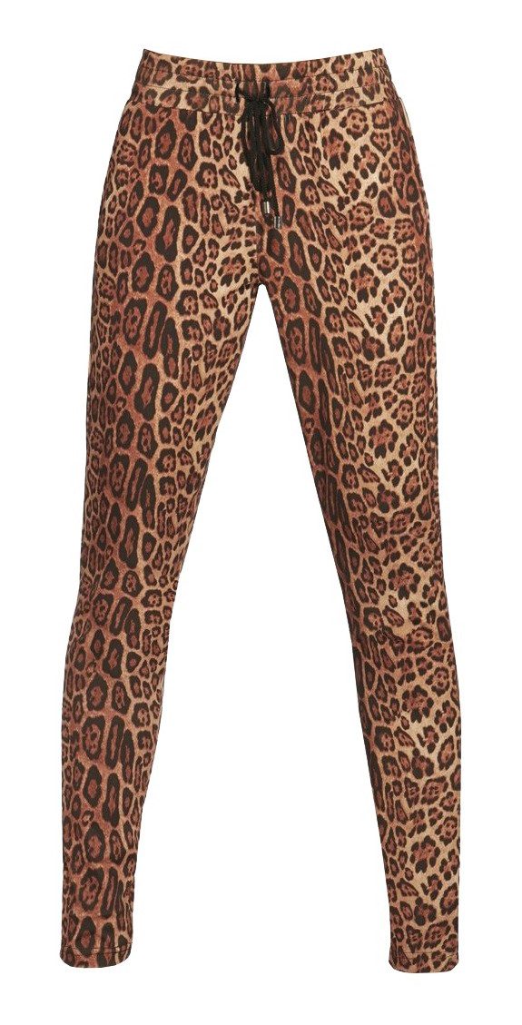 Bas Bleu Schlupfhose im Leoparden-Look, Hose günstig online kaufen