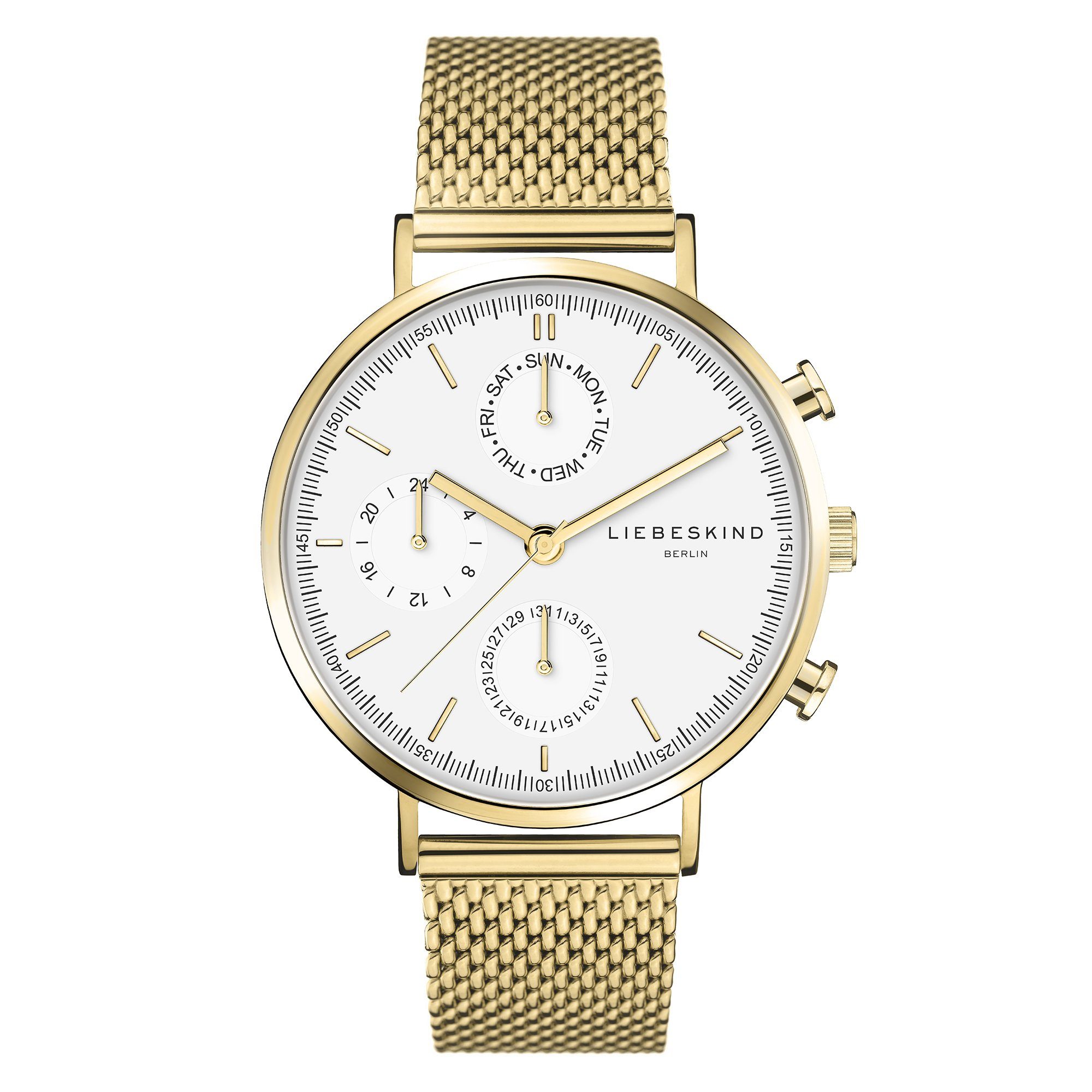 Multifunktionsuhr The Round Multifunction Edelstahl
