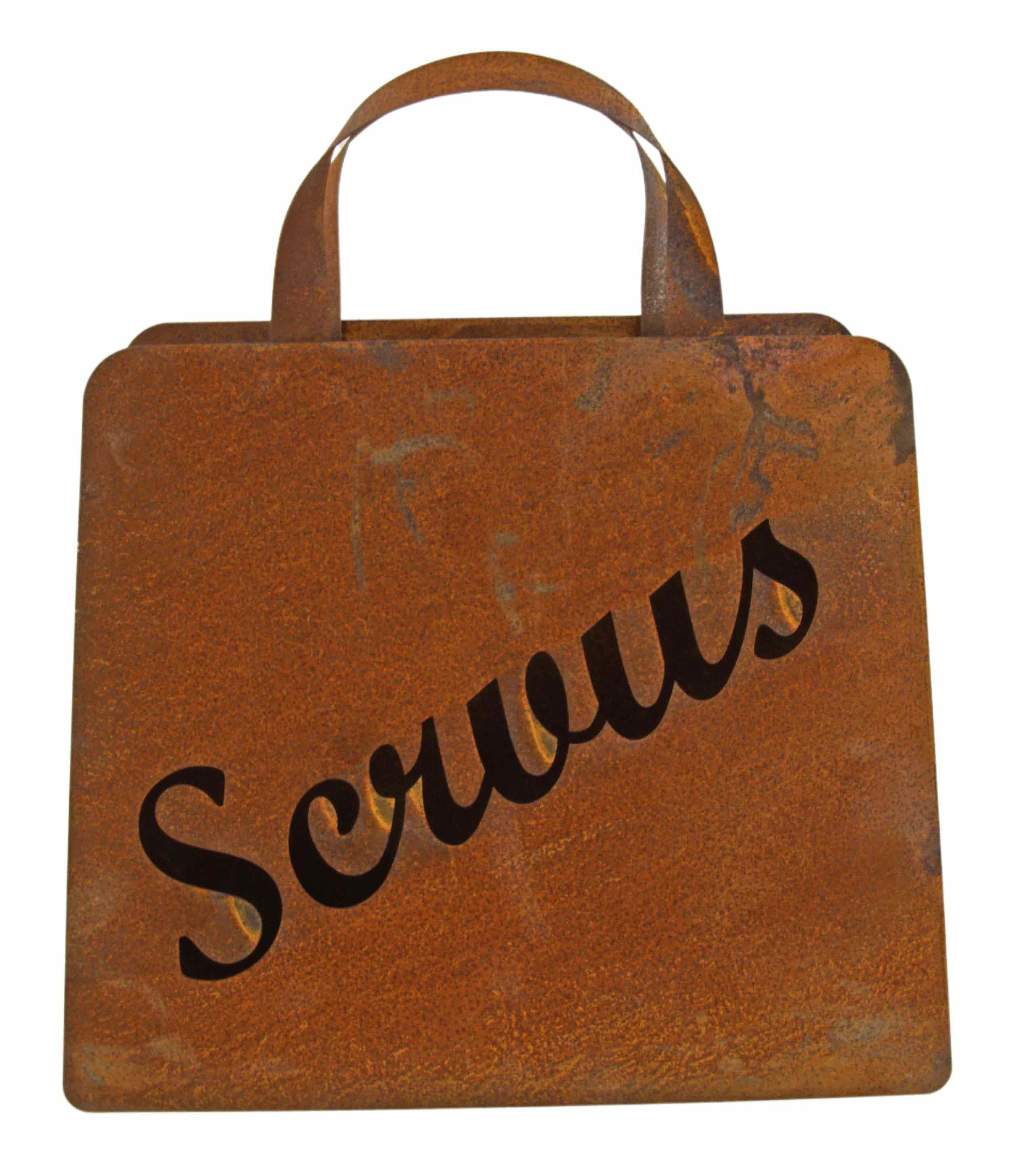 Lünemann Gartenfigur Pflanztasche mit Inschrift Servus, (1 St)