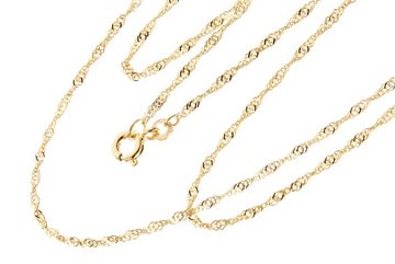 Silberkettenstore Goldkette Singapurkette 1,8mm - 333 Gold Länge