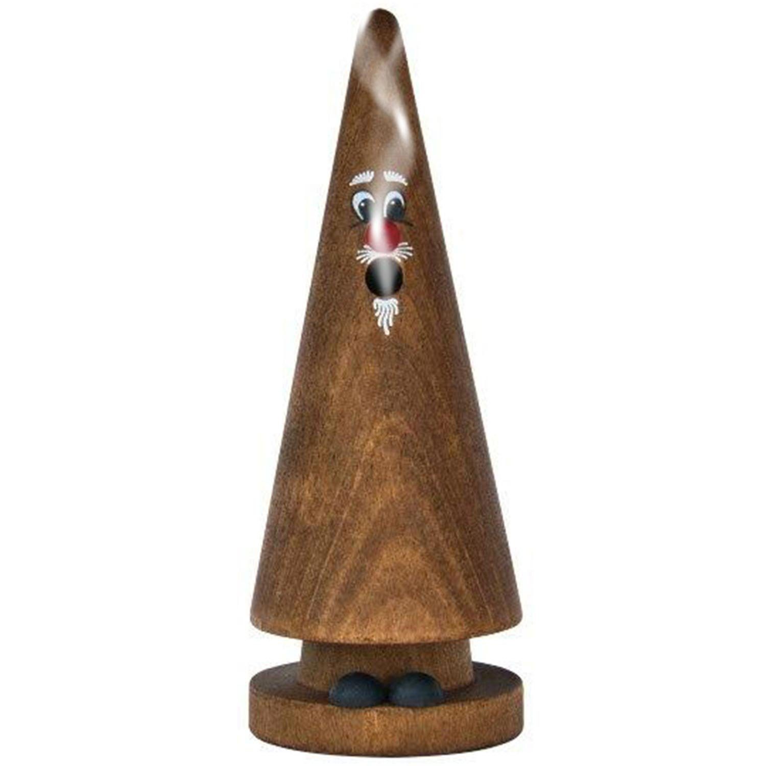 Crottendorfer Räuchermännchen Räucherkerzen Set Ziegenbein Addi Advent + Adventsduft 24 Kegel, (2 St), Original Erzgebirge Holzkunst, 13cm hoch