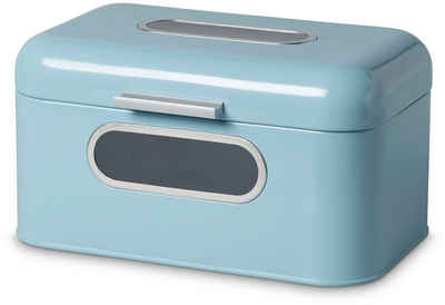 ECHTWERK Brotkasten Retro-Brotbox aus Metall mit Sichtfenster, Aufbewahrungsbox, Metall, (1-tlg)