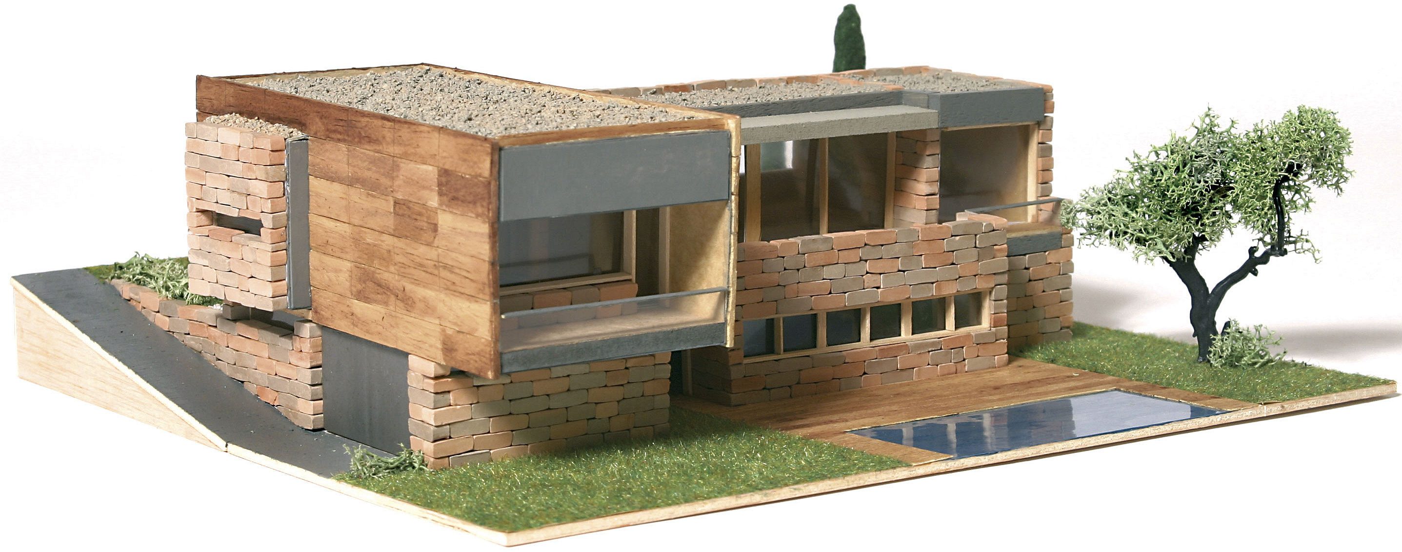 Domus Kits Modellbausatz MURA, Maßstab 1:87, (Modellbausatz, 960-tlg., Villa), Made in Europe