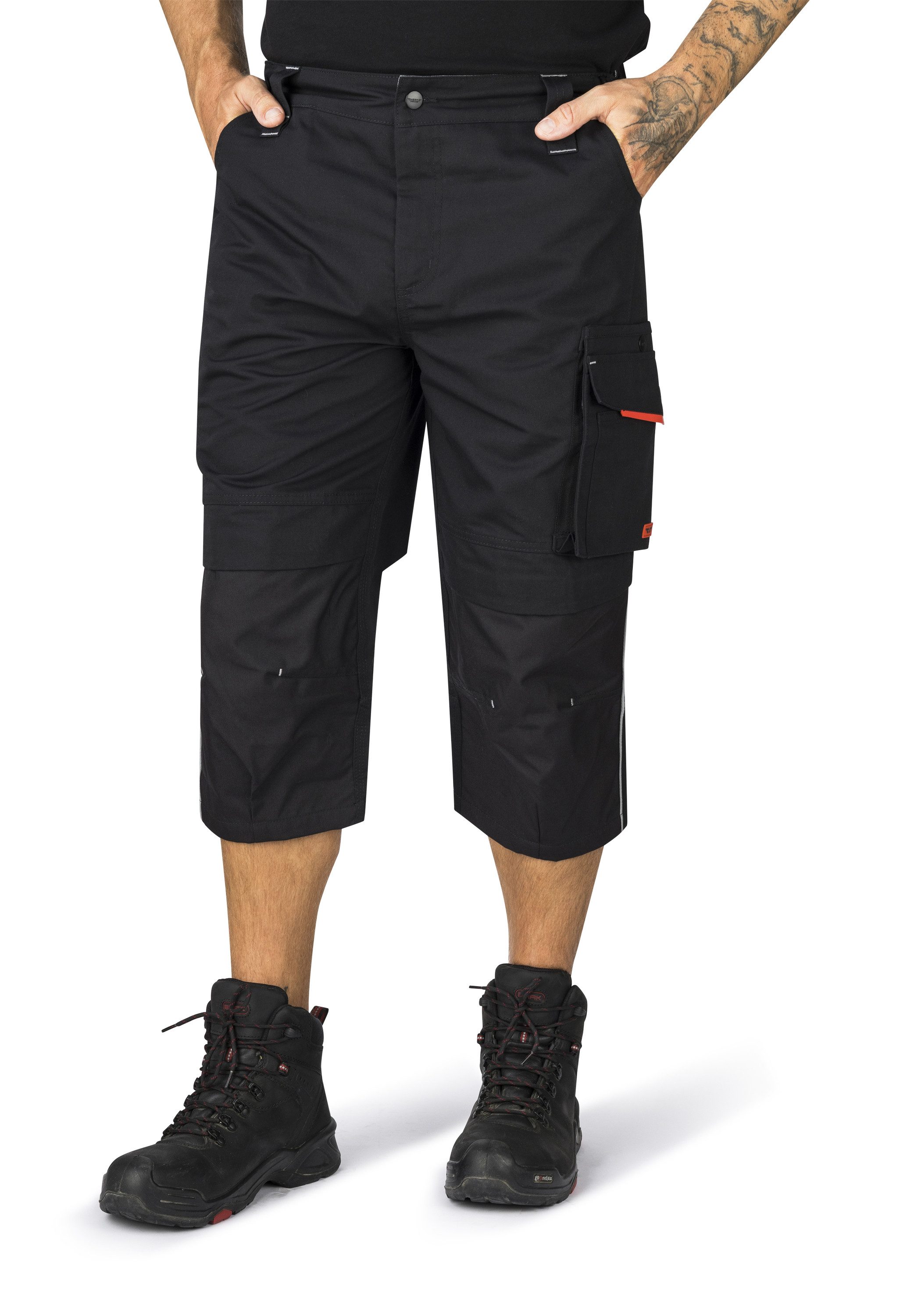 HERO by John Medoox Arbeitsshorts TACOMA Pro Workwear 3/4-Hose Arbeits-3/4-Hose in Funktionsqualität für Herren