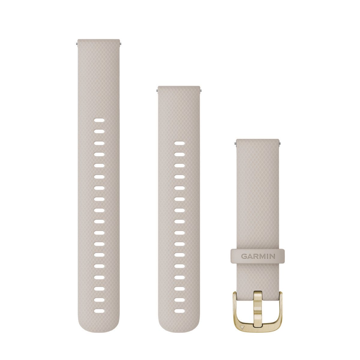 Garmin Smartwatch-Armband Ersatzarmband 18mm Silikon Beige/Hellgold günstig online kaufen