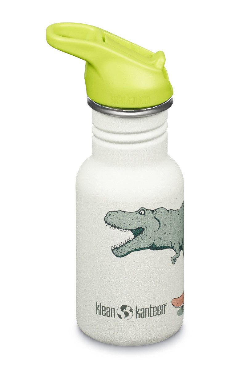 Klean Kanteen Trinkflasche Edelstahl Kindertrinkflasche, Flip Sport, 355ml, mit Namensgravur, Edelstahltrinkflasche inkl. Ihrer persönlichen Wunschgravur