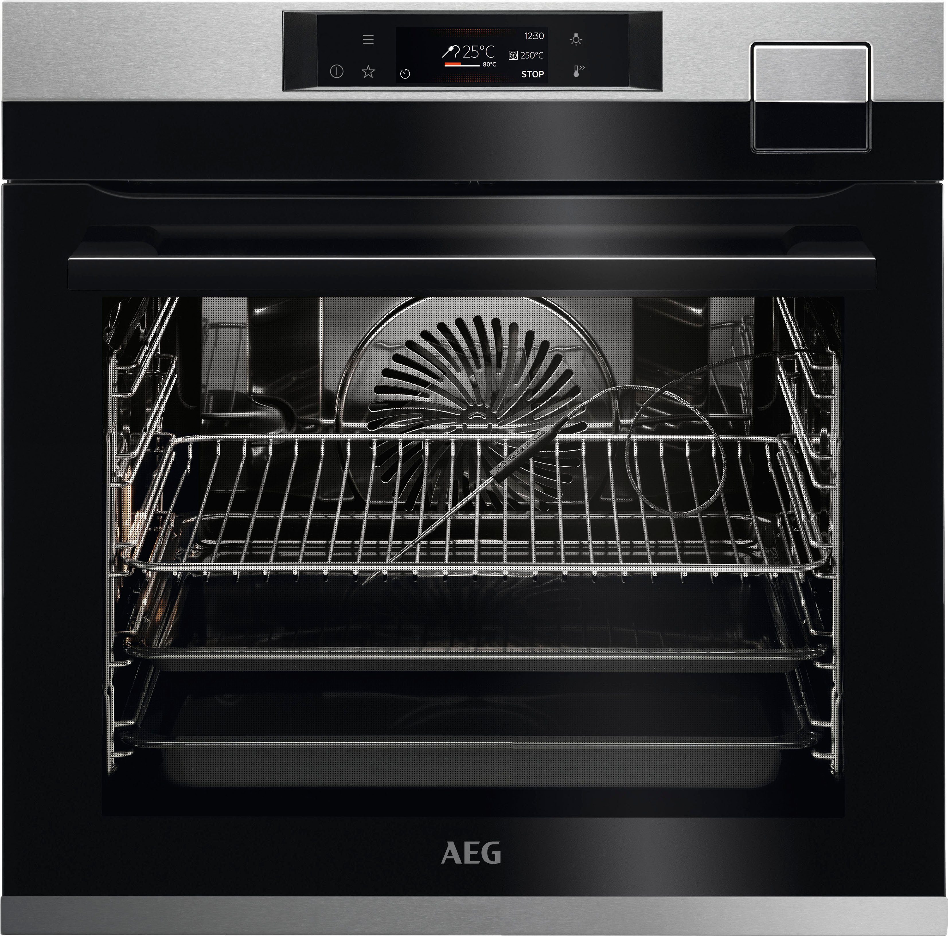 AEG Einbaubackofen 9000 BSE79228BM, mit Vollauszug, Steam Clean, mit SoftClosing, mit Kindersicherung, mit Feuchtigkeitssensor