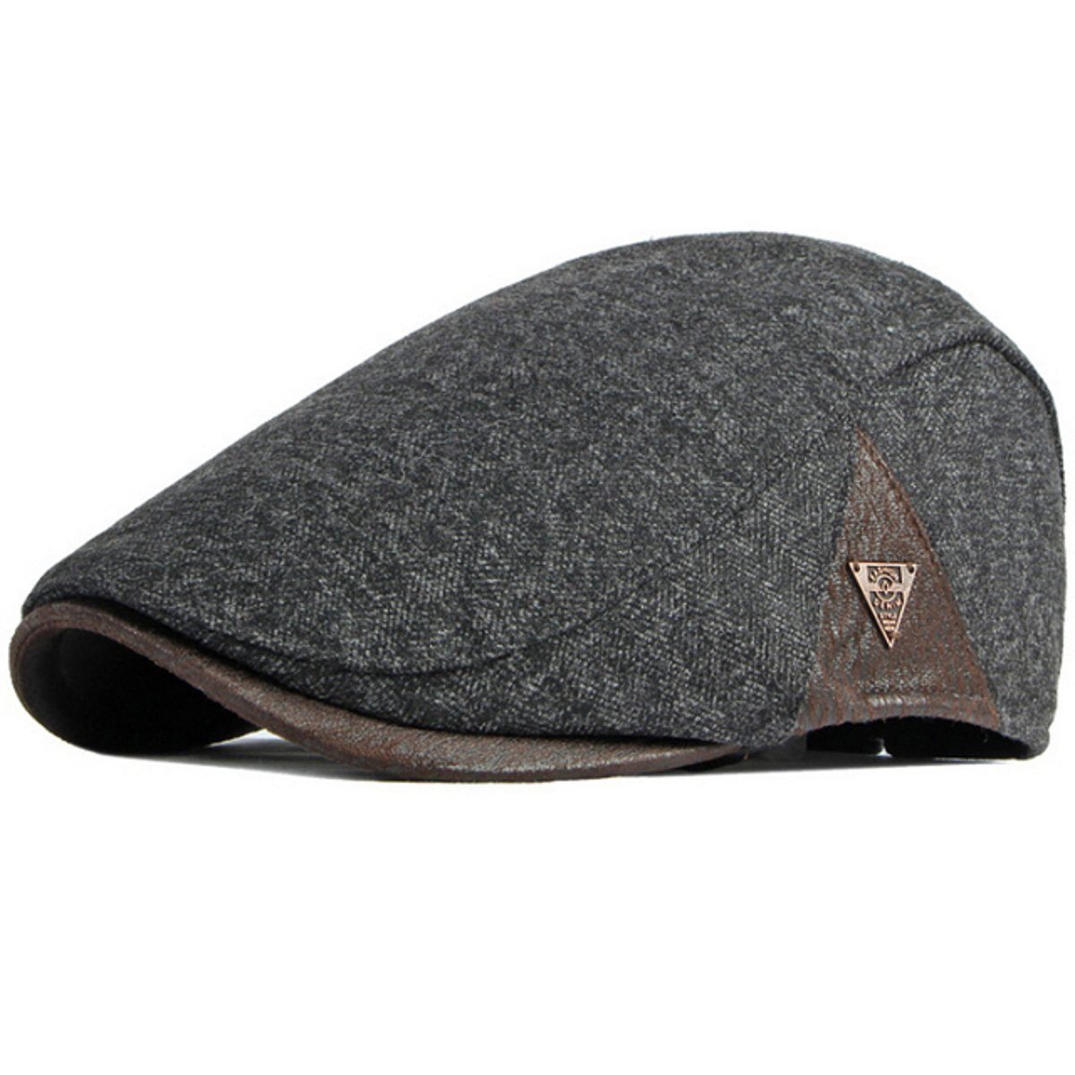 Sporty Flat Cap Flat Cap Klassik Schirmmütze mit Schirm Schiebermütze