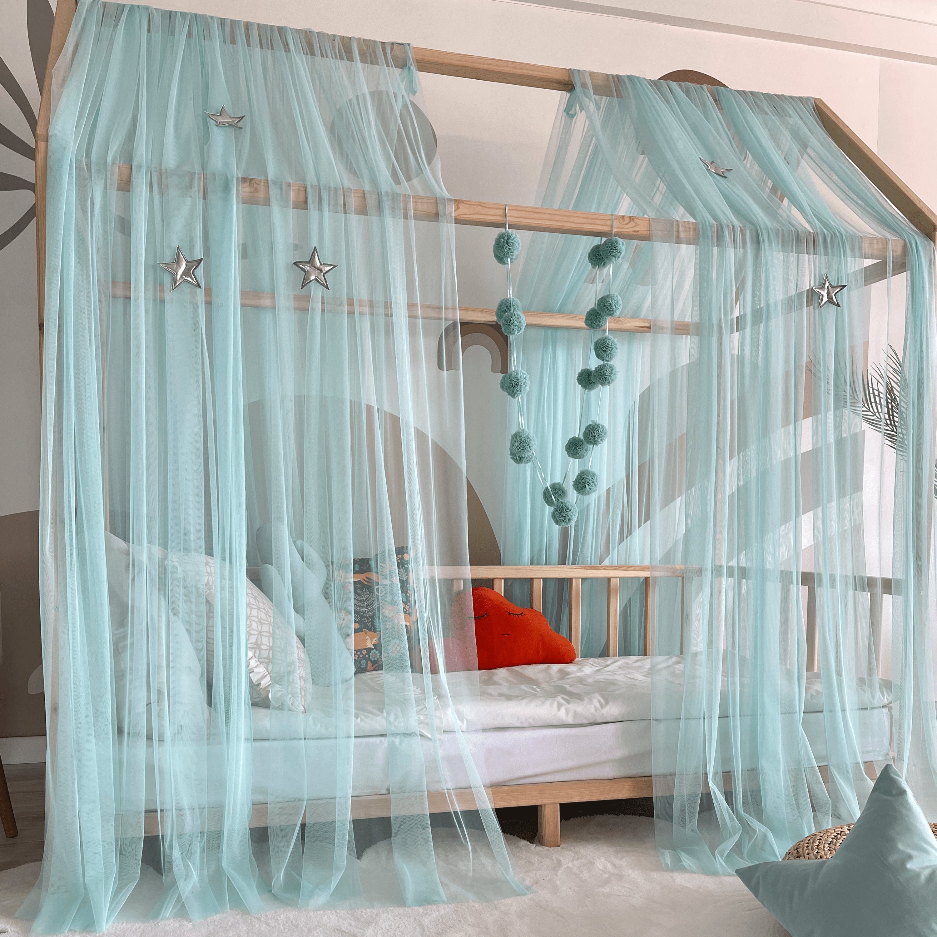 Baby Fancyroom Betthimmel Betthimmel Tüll Hausbett günstig online kaufen
