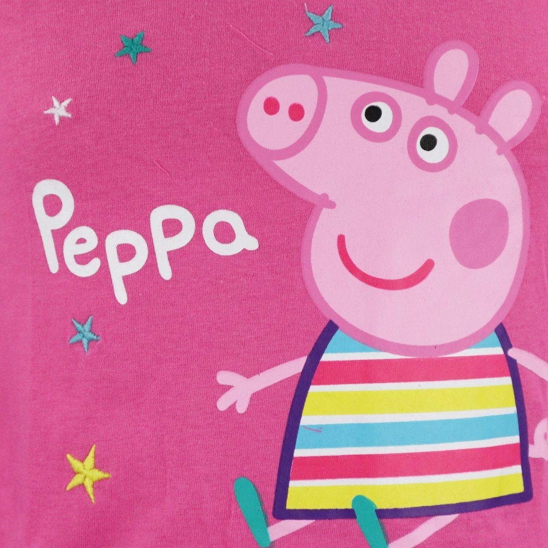 Gr. Rosa 92 bis PEPPA Pig Langarmshirt langarm 100% Baumwolle Peppa 116, Wutz Kinder T-Shirt