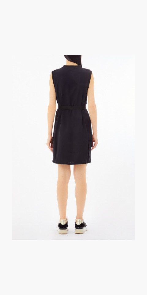 Liu Jo Minikleid – Feminines Kleid mit Gürtel und Cargo-Taschen