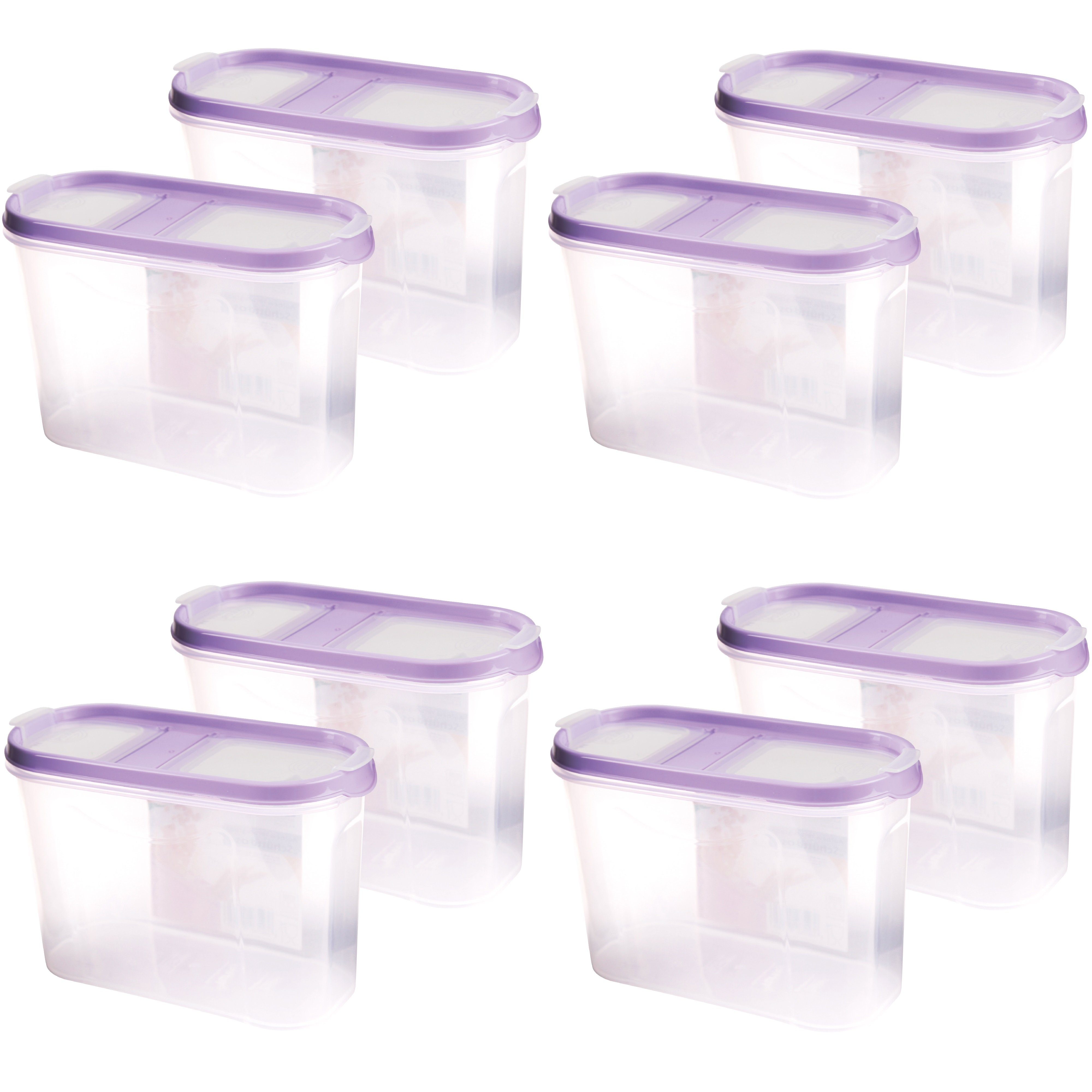 Bestlivings Vorratsdose Müslispender (7cm x 17cm x 12,5cm), Kunststoff, (8-tlg., 1,4 Liter), Schüttdose für Lebensmittel, Vorratsbehälter Set - Frischhaltedosen. Reduzierter Preis € 27,29. Unverbindliche Preisempfehlung € 31,99, (€ 3,41 pro 1 Stk)