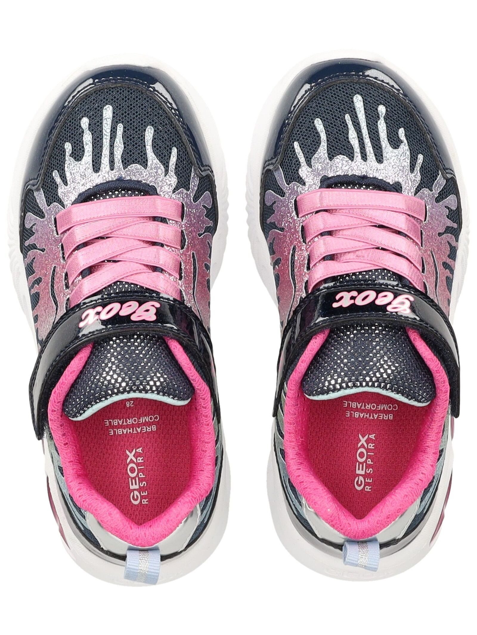 Geox Sneaker Lederimitat/Mesh Sneaker