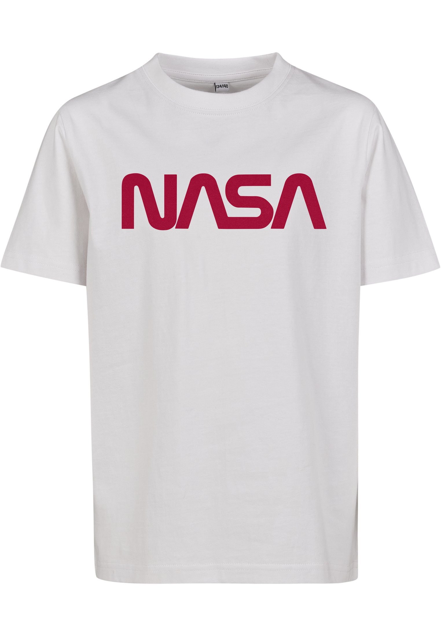 MisterTee Kurzarmshirt Kinder Kids NASA Worm Logo Tee (1-tlg), Tshirt  kurzarm Herren