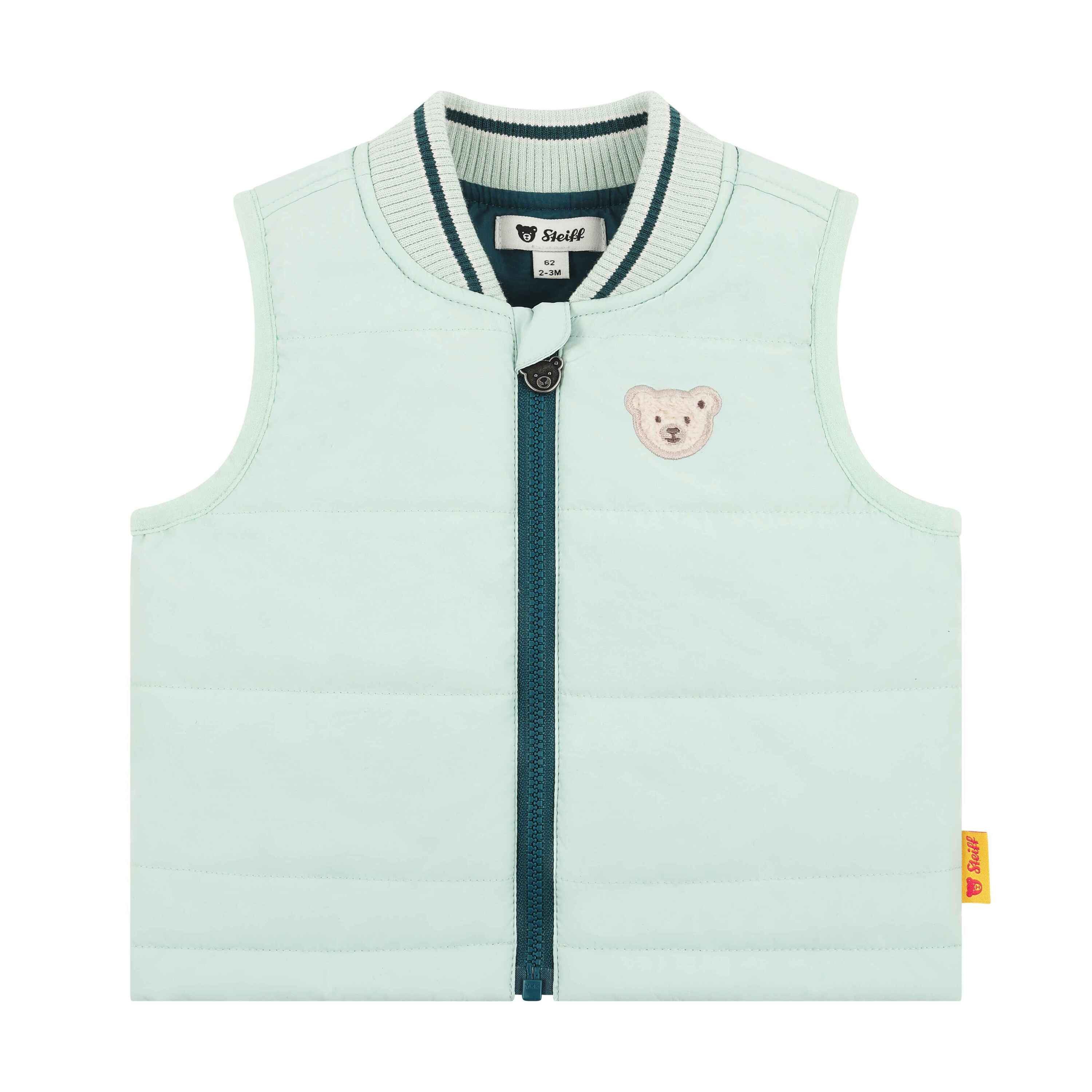 Steiff Strickmütze Weste Dinosaur, gefüttert, wattiert