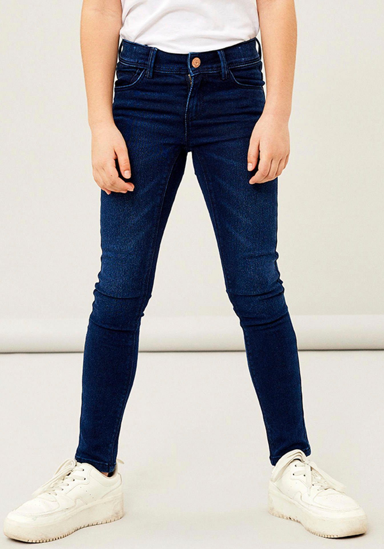 Name It Skinny-fit-Jeans NKFPOLLY SKINNY JEANS aus bequemem Stretchdenim