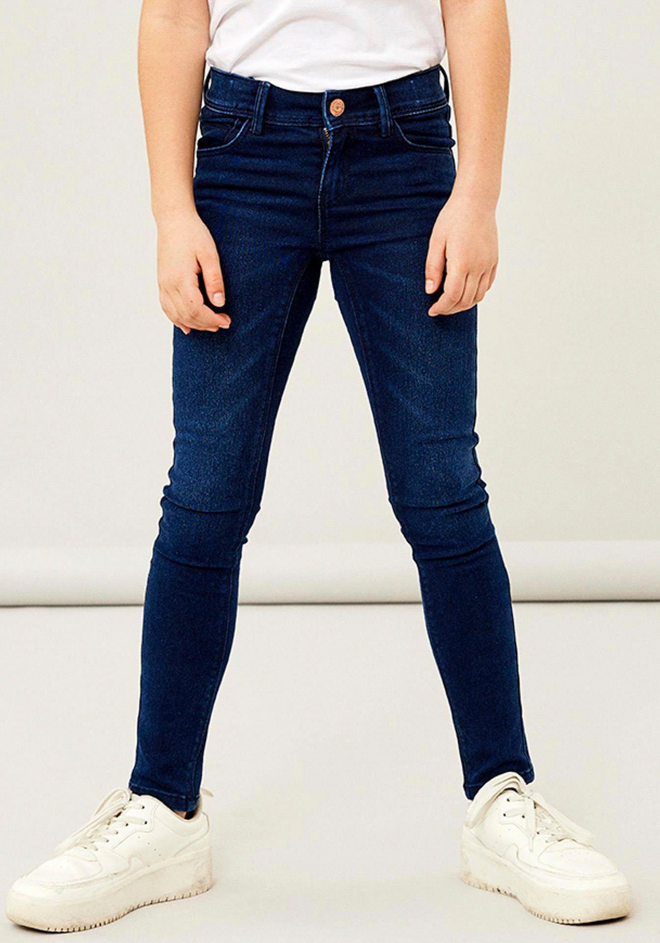 It DNMTAX bequemem Stretchdenim Stretch-Jeans denim blue Name aus PANT NKFPOLLY dark