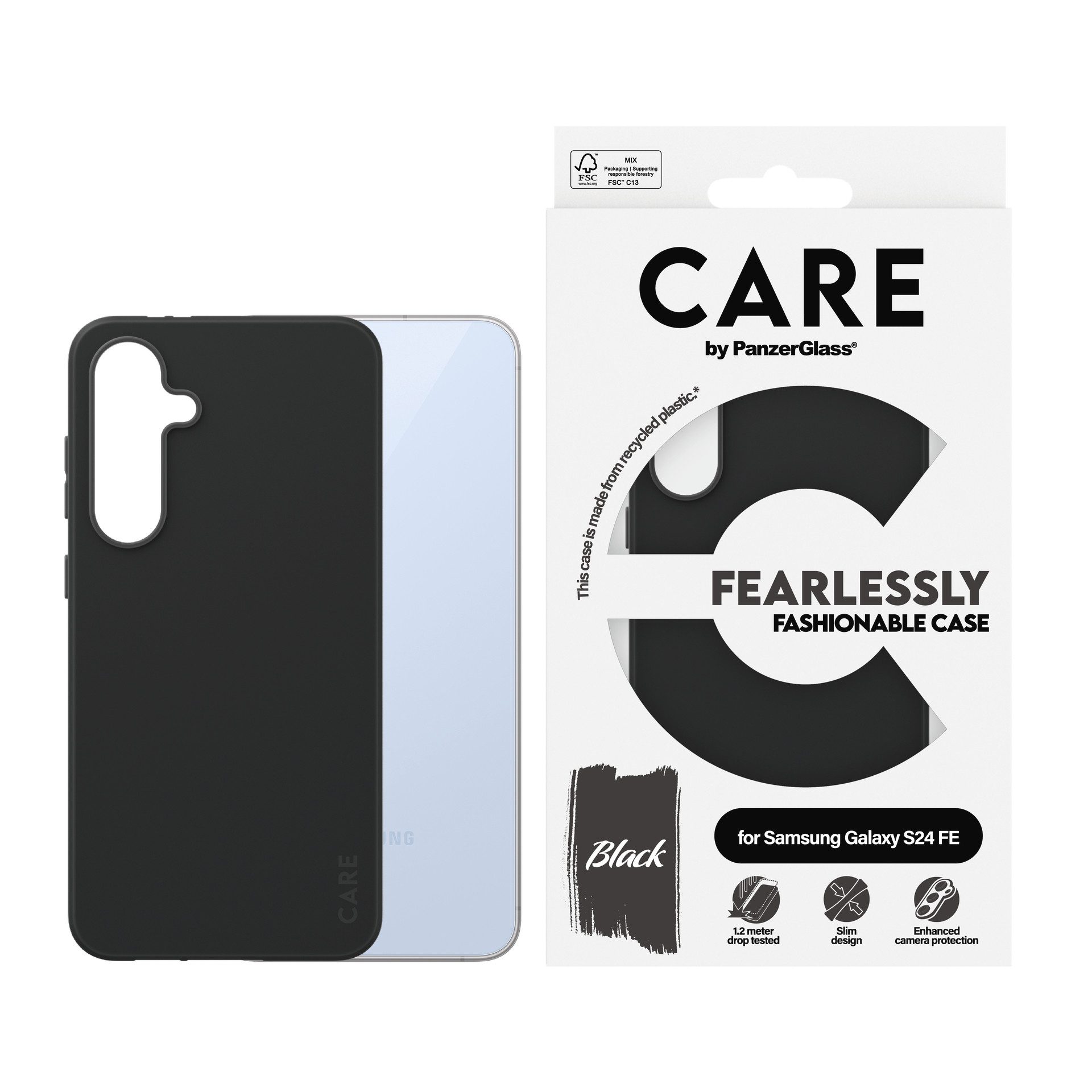 CARE by PanzerGlass Handyhülle Fearlessly Fashionable Case, Backcover, Schutzhülle, Handyschutzhülle, Case, Schutzcase, stoßfest
