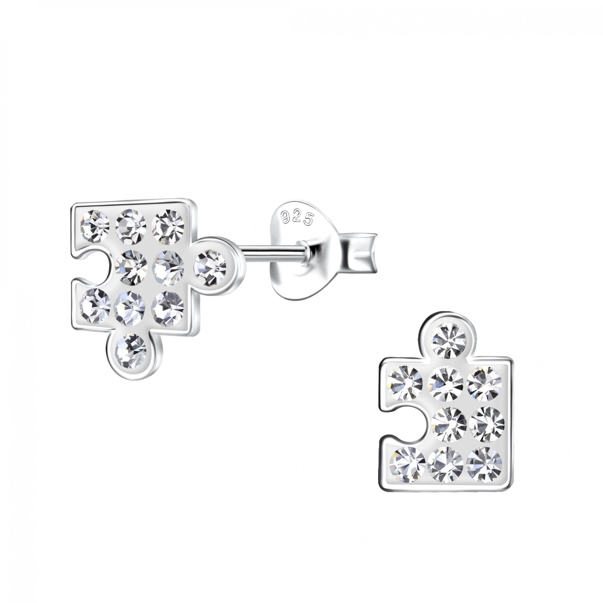 ALEXANDER YORK Paar Ohrstecker PUZZLE Kristall günstig online kaufen