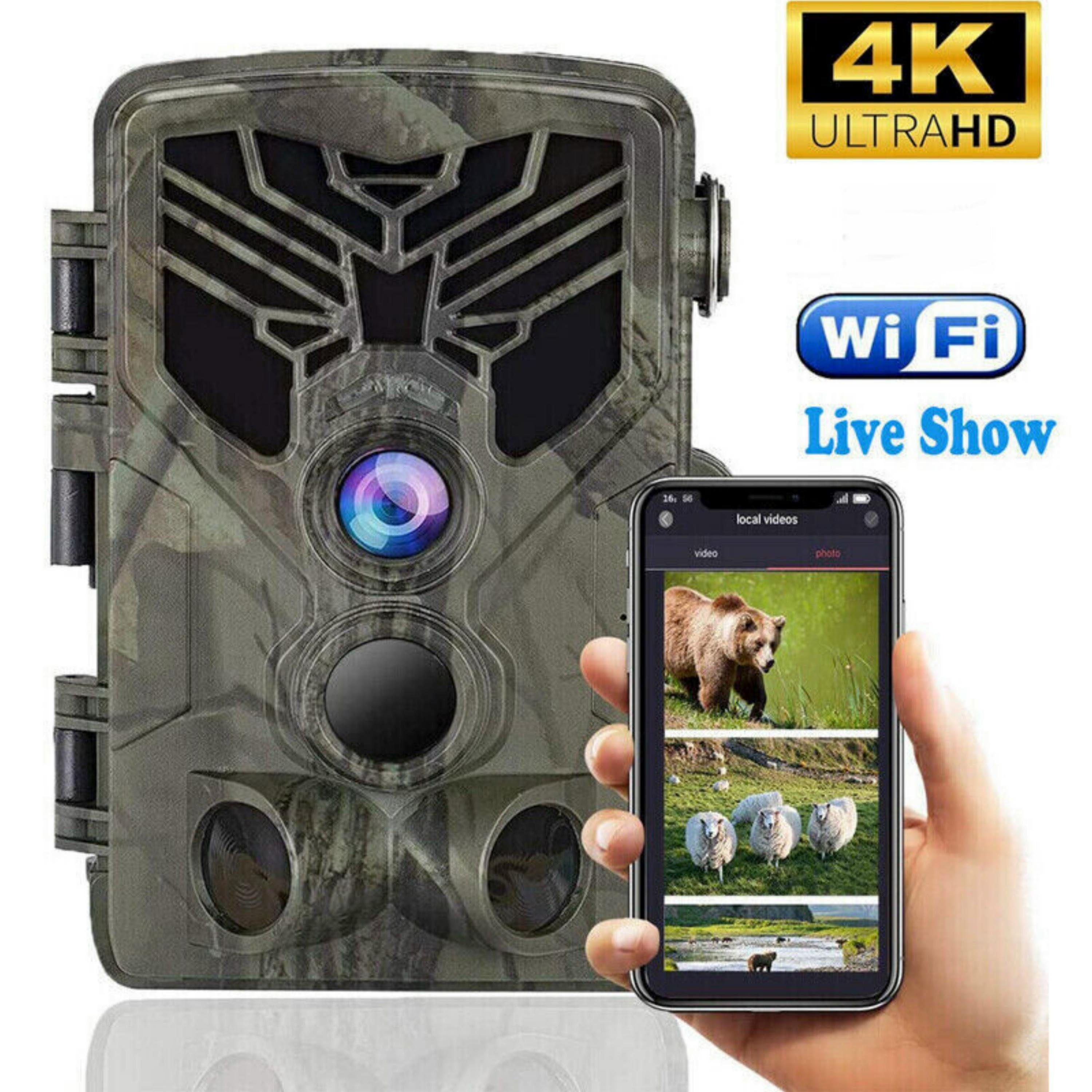SUNTEK Wildkamera 36MP WLAN Wildkamera WiFi 830 Pro mit APP Handyübertragung Bluetooth (1-tlg)