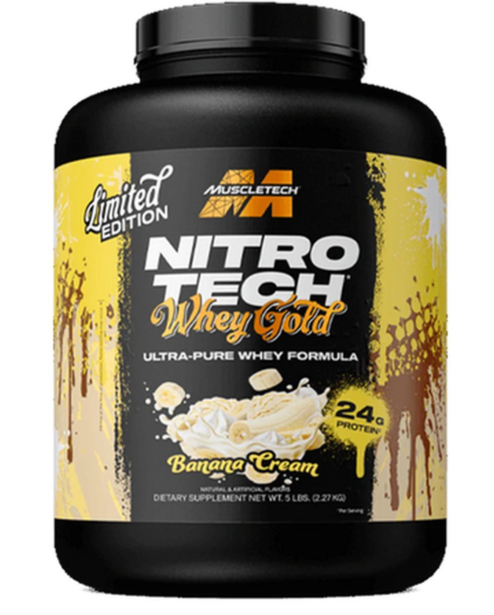Muscletech MuscleTech Nitro-Tech 100% Whey Gold – 2,27 Kg-Dose Pulver