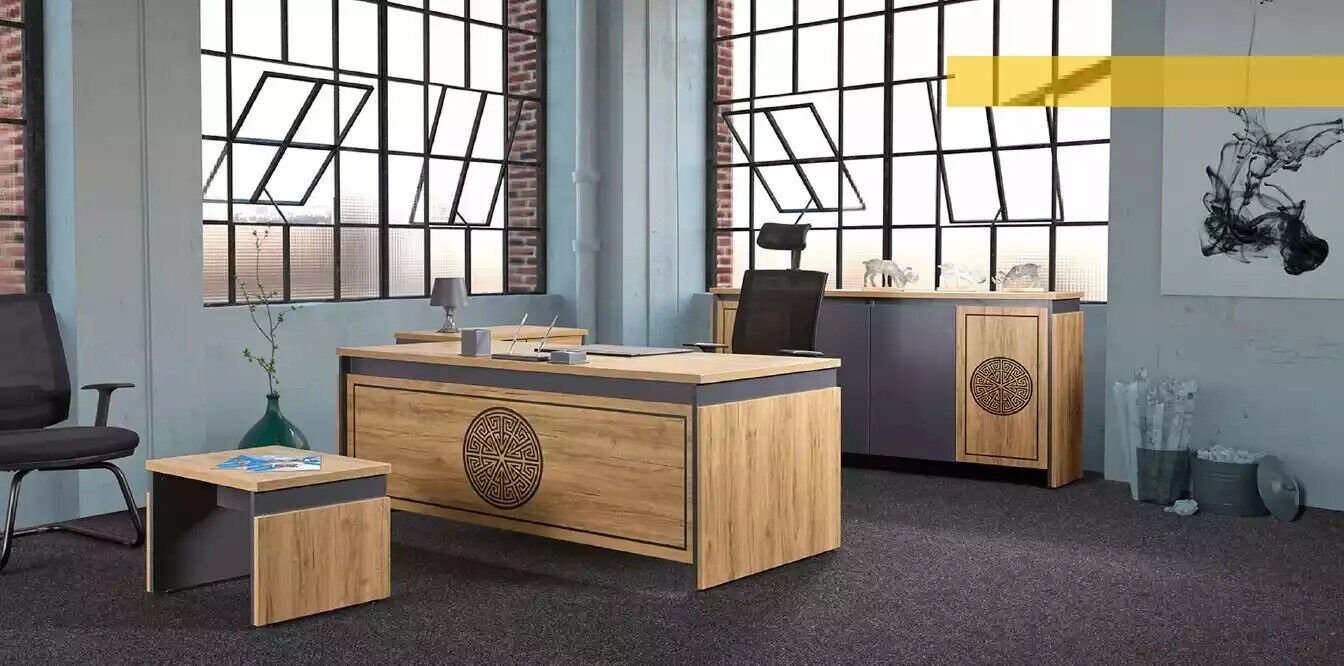Praxis in Großer Luxus Tisch), nur Büroeinrichtung Arbeitsschreibtisch (1-St., Tisch 1x Europa Möbel JVmoebel Made Schreibtisch