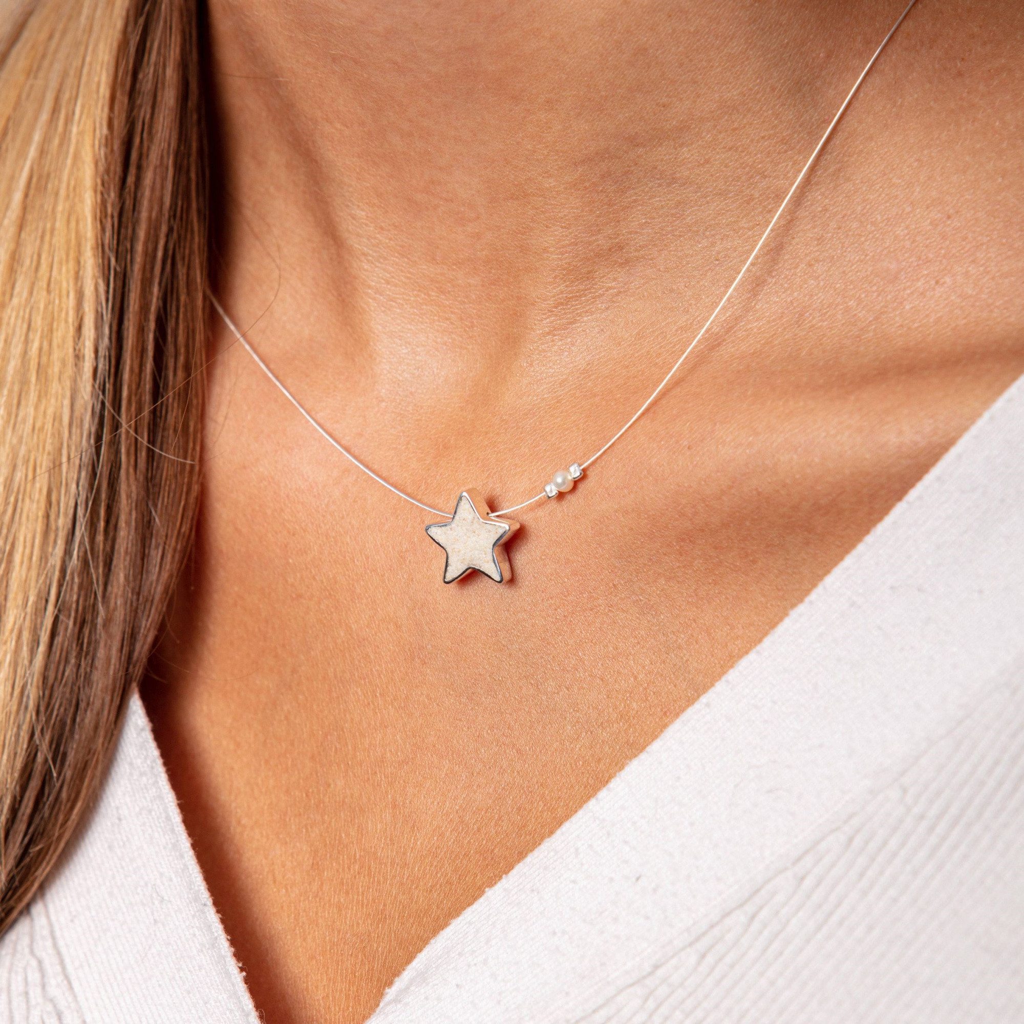 DUR Kette mit Anhänger Halskette Sandseestern K2595, 42 cm – Anhänger mit S günstig online kaufen