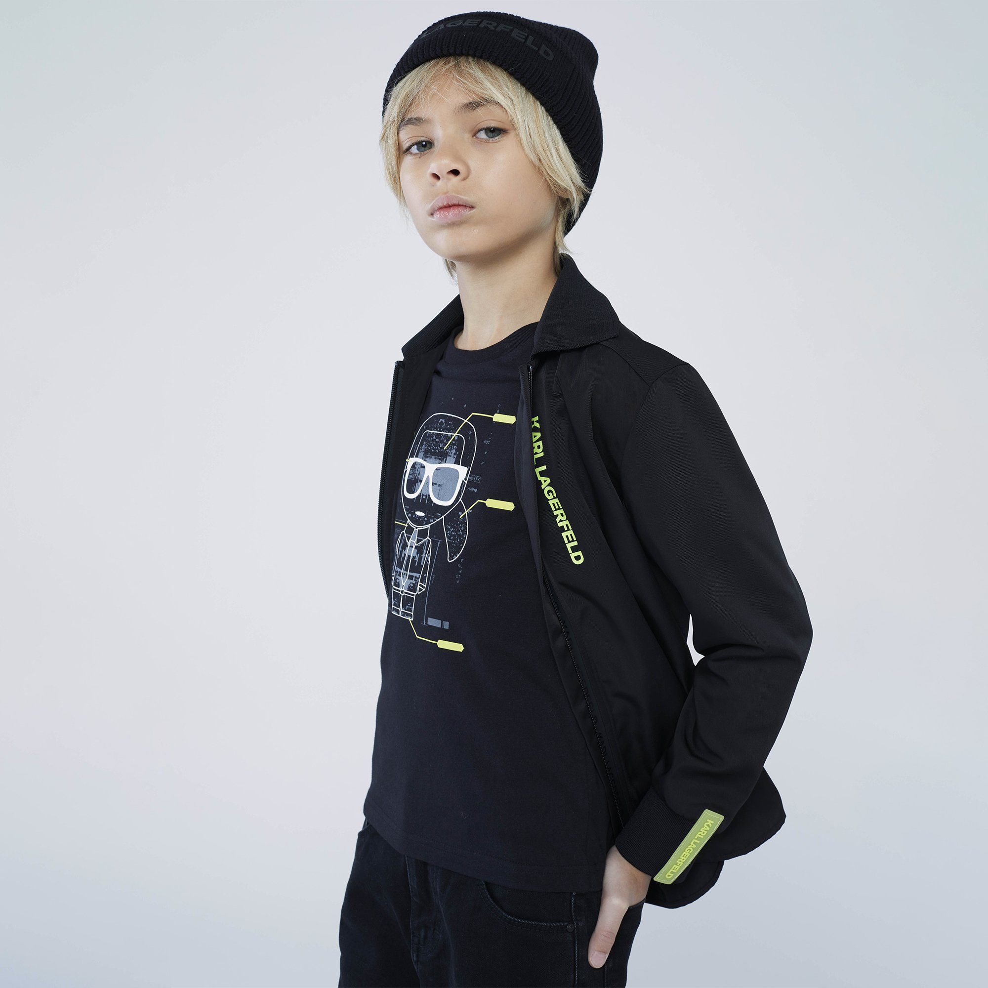 KARL LAGERFELD T-Shirt Karl Lagerfeld Longsleeve Logo Print