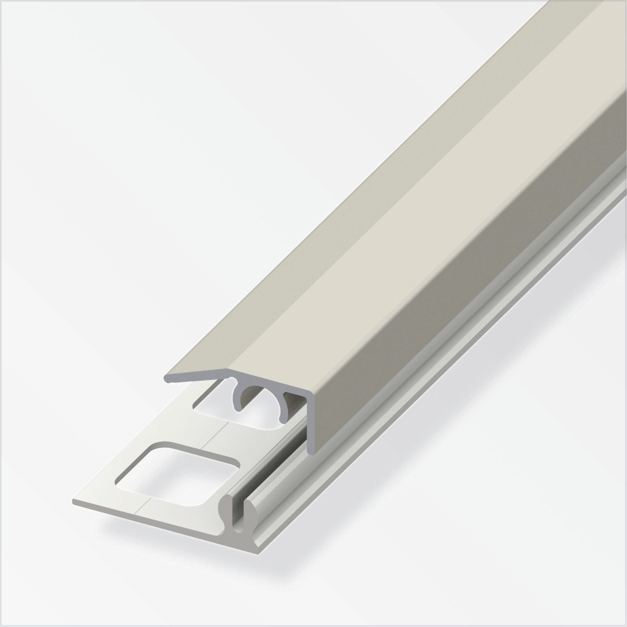 alfer Abschlussprofil alfer Abschluss-Profil 1 m, 19.5 x 7 mm Aluminium