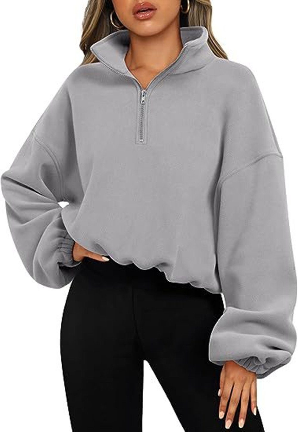 XDeer Sweater Sweatshirt Damen,Sweatjacke Pullover,Sweat Lady-Fit günstig online kaufen