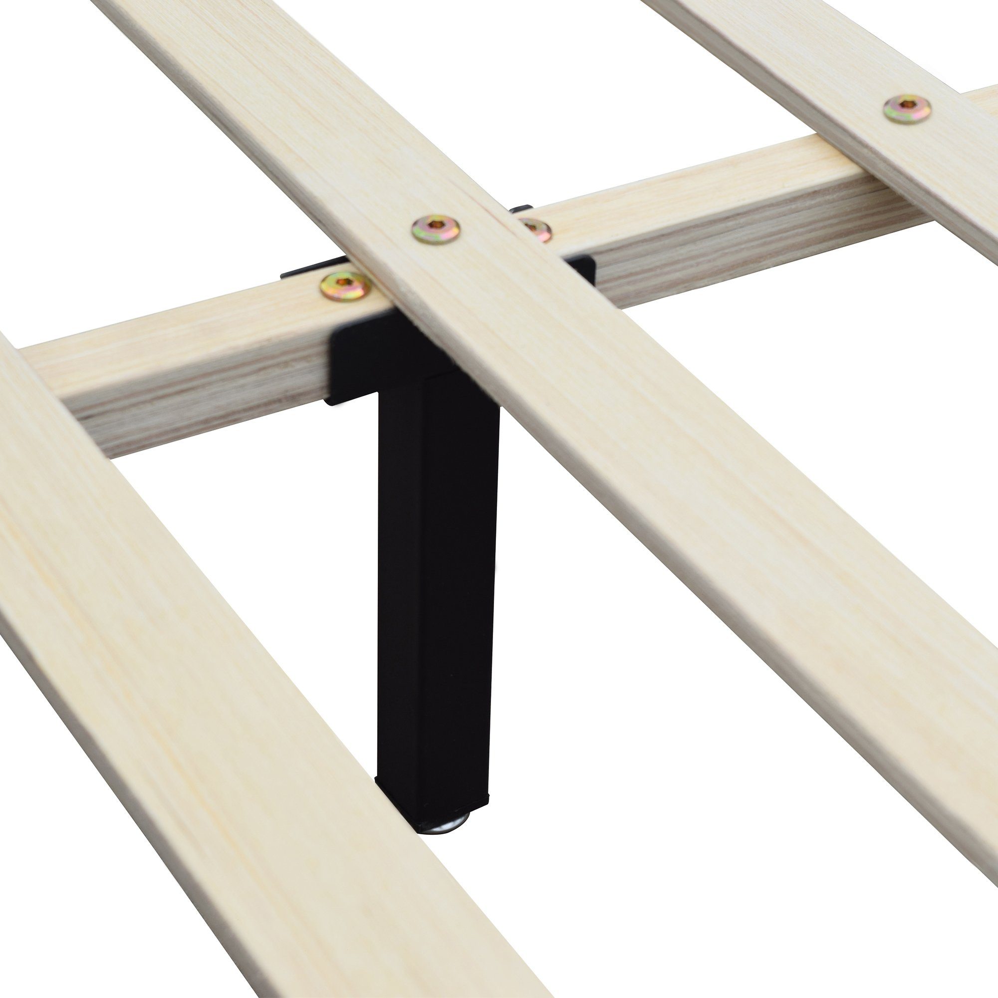 Polsterbett (Polsterbett, 180 x 200 cm Doppelbett mit Lattenrost und 4 Schubladen), Holzbett inkl. Kopfteil mit Rautensteppung, Bezug aus Samtstoff