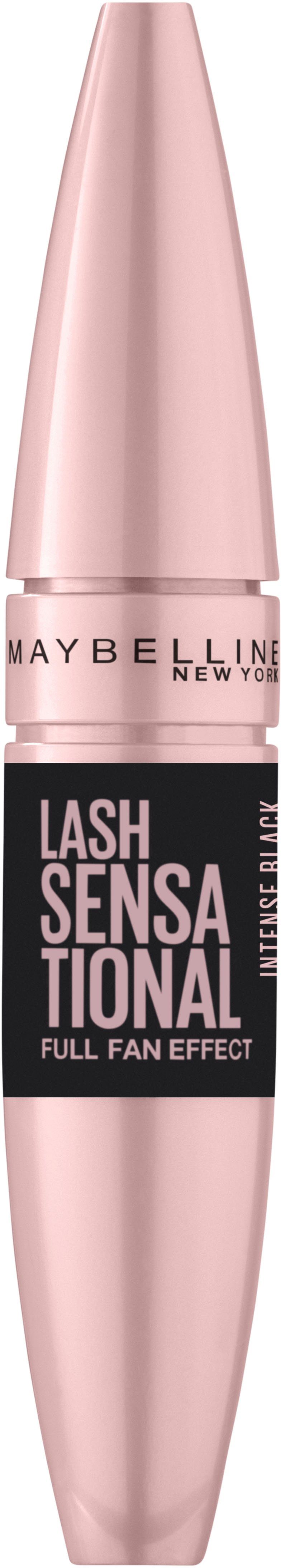 MAYBELLINE NEW YORK Mascara LASH SENSATIONAL MASCARA, Voller-Wimpern-Fächer-Effekt
