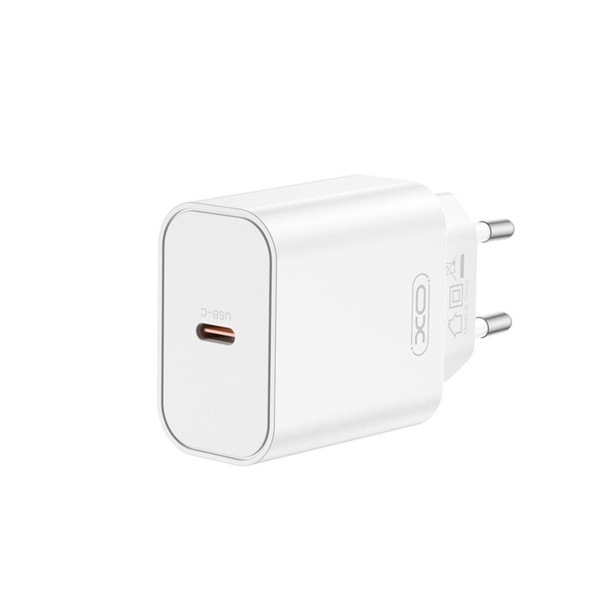 XO CE32 USB-Ladegerät (3000 mA, Kompaktes USB-C PD 20W Ladegerät für Reisen und Alltag)