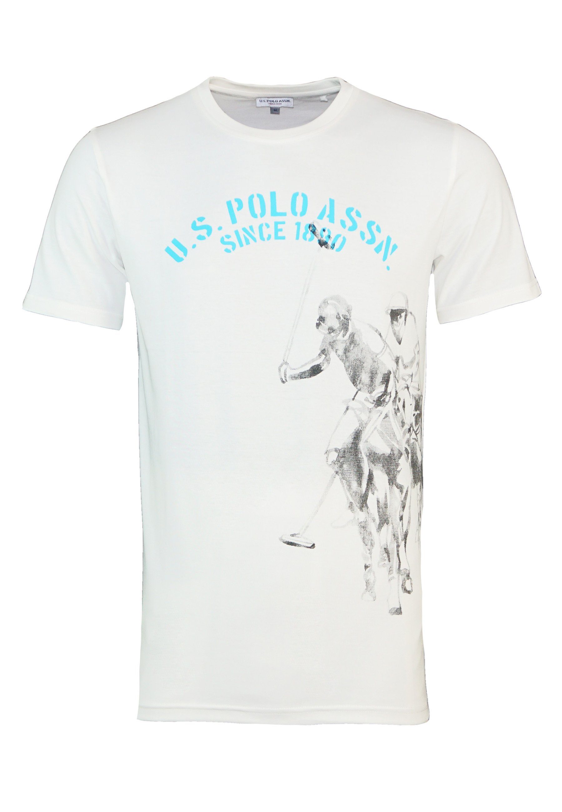 U.S. Polo Assn T-Shirt T-Shirt Kurzarmshirt Since 1890 mit Rundhals und (1-tlg) | T-Shirts