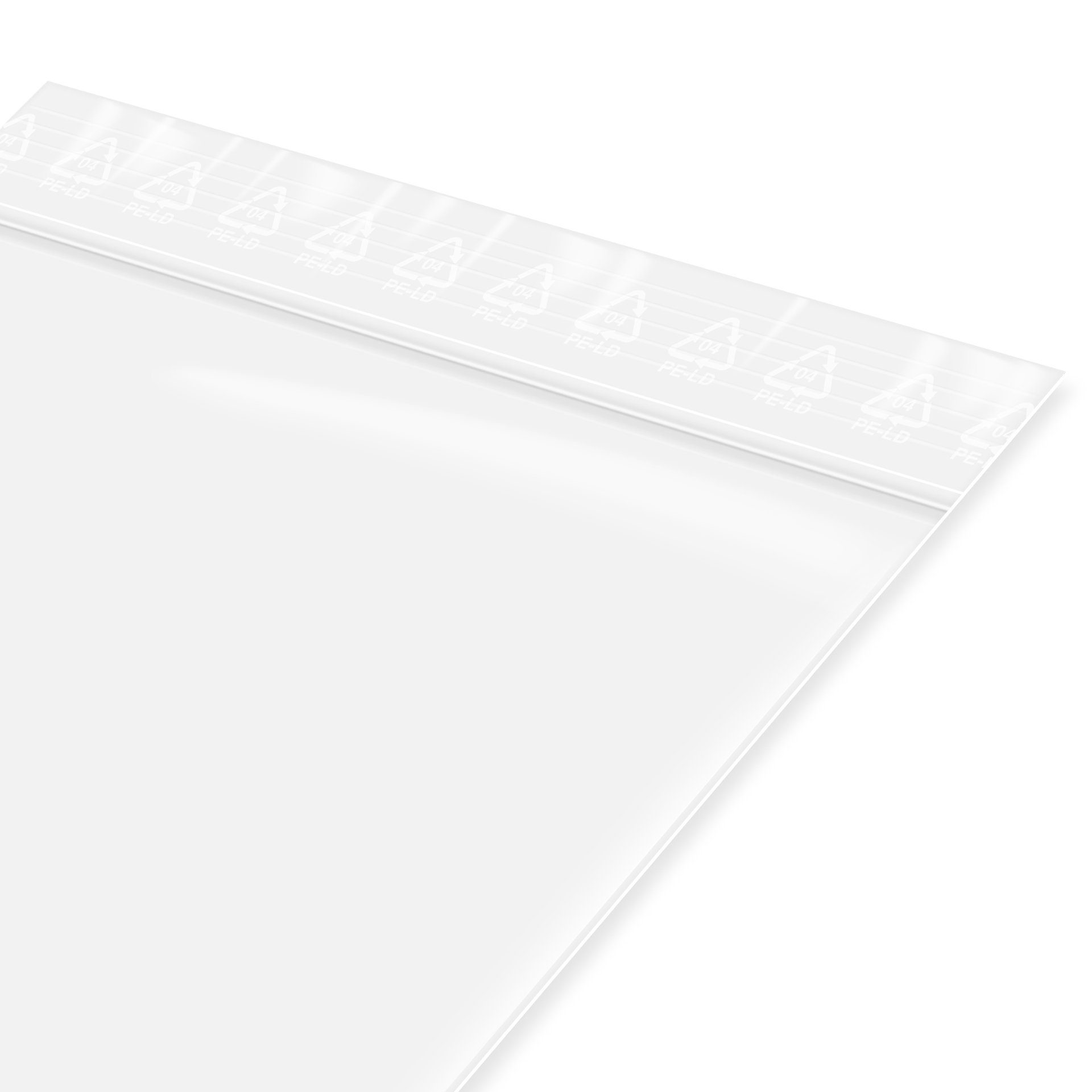 StickandShine Gemüsebeutel 1000 Druckverschlußbeutel Zip Beutel 50 / 90 mµ / transparent, Stärke 50 mµ