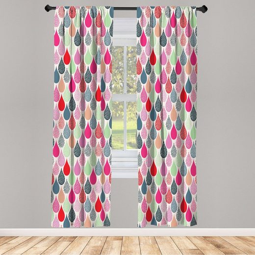 Gardine »Fensterbehandlungen 2 Panel Set für Wohnzimmer ...