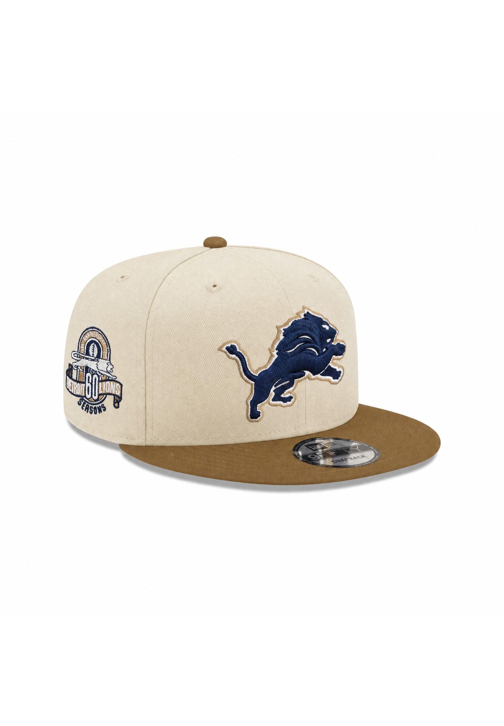 New Era Snapback Cap Detroit Lions New Era NFL 60 Seasons 9Fifty Snapback Cap Beige Braun (1-St)