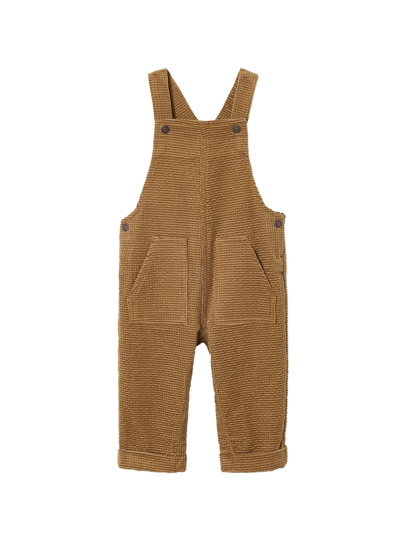 Overall Baby Set: Samt-Latzhose & Shirt mit Cowboy-Print