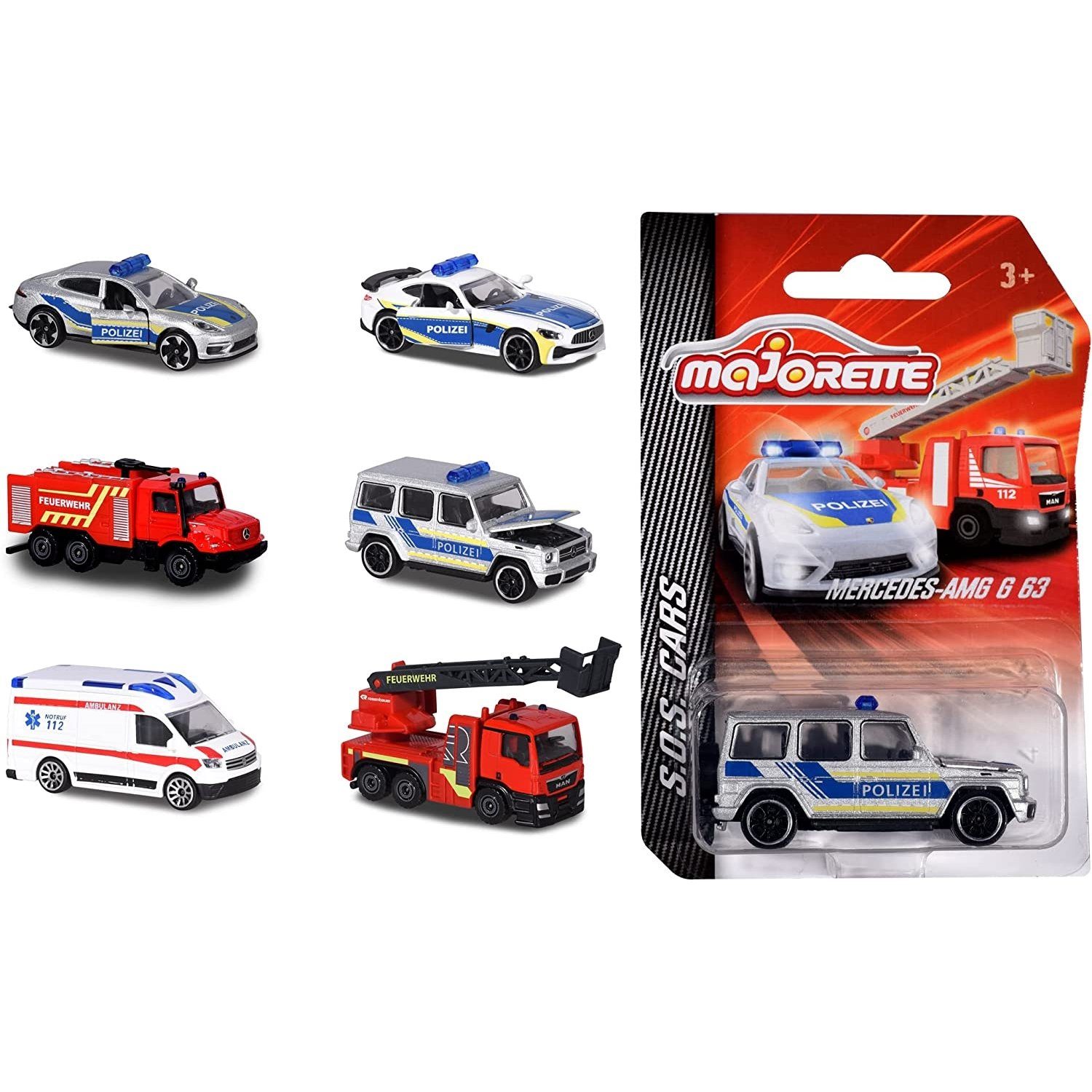 majORETTE Spielzeug-Polizei 212057181 S.O.S. Einsatzfahrzeuge - günstig online kaufen