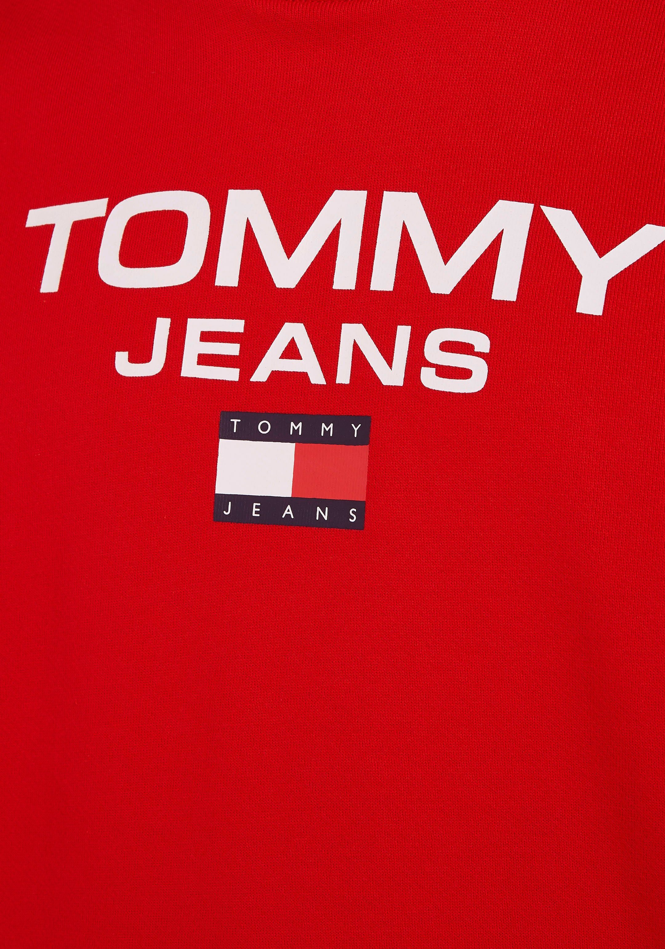 ENTRY REG Jeans Deep mit HOODIE Kapuzensweatshirt TJM Tommy Crimson Logodruck