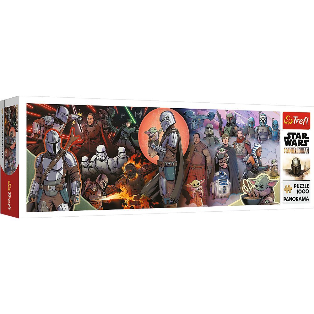 Puzzle Puzzleteile, Panorama Trefl Puzzle, The Europe in Mandalorian Star 1000 Wars Made
